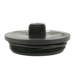 ABS DWV Cleanout Plug - 3" - MPT - Black