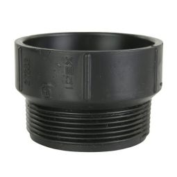 Adaptateur en ABS, DWV, 2" femelle x mâle fileté