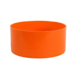 Orange flexible polyethylene 3" socket test plug.
