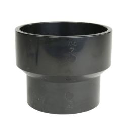 ABS DWV reducing coupling, 4" x 3" socket
