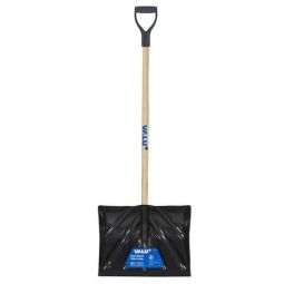 Pelle à neige légère 18" en poly noir
