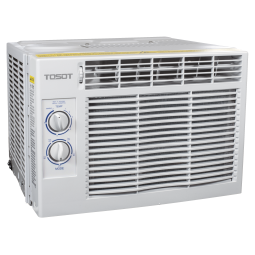 Climatiseur pour fenêtre, 5000 BTU, 100 à 150 pi², 52 dB - 56 dB, blanc