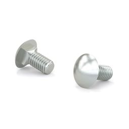 Boulon de carrosserie à tête ronde - Zinc - 1/2"x2-1/2" (50)