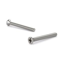 Vis machine en acier inox, plate, cruciforme, 8-32, type B - 1/2" (7)