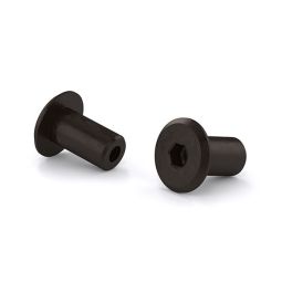 JCN Type nut, oiled-rubbed bronze, 1/4 x 12mm (4)