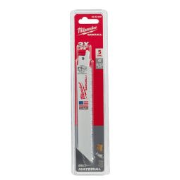 8/12TPI 6" SAWZALL® Standard Multi-Material Blades (5)