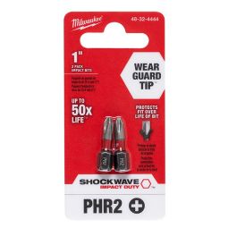 PR2 x 1" SHOCKWAVE Impact Phillips Bits
