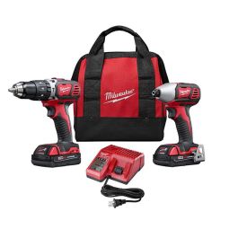 M18 Cordless Drill and Impact Combo Kit with 2 batteries and charger