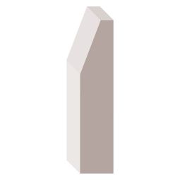 Primed Modern MDF Casing 5/8" x 2-3/4" x 14'