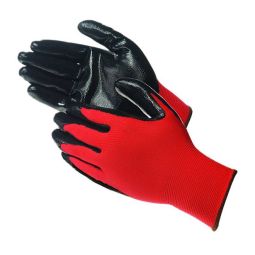 Gants tout usage enduit de nitrile (10 paires) Medium