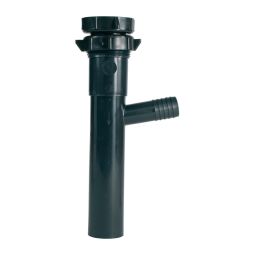 Tube de vidange pour lave-vaisselle, plastique, 1 1/2" x 8"