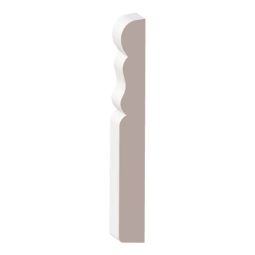 Plinthe colonial en MDF prépeint 3/8" x 3-1/8" x 8'