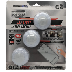 (3) LED pucklight with remote
