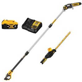 Dewalt pole saw store hedge trimmer combo