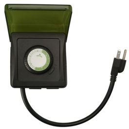 Goobay 64896 Lot de 10 minuteries analogiques pour l'intérieur - Minuterie intérieure - Minuterie réglable de 15 Minutes - Convient pour l'intérieur - LED de contrôle - Fonctionnement continu Possible