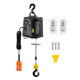 Treuil Électrique De Levage 1500W - Capacité 500kg - 2 En 1 Grue Portable - Neuf