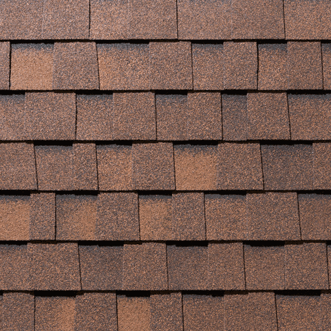 marron　0915♡ Bardeau «Mystique 42», fibre de verre, Brun 2 tons | Materiaux